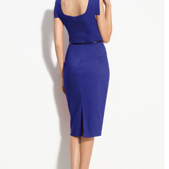 NWT Black Halo Jackie O Sheath Dress in Cobalt, size 4 - Picture 5 of 6